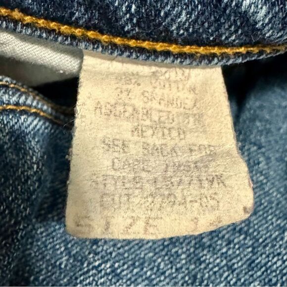 Action West Vintage Made in Mexico Western 90s Y2K Straight Leg Stretch Jeans 14 - Picture 10 of 12